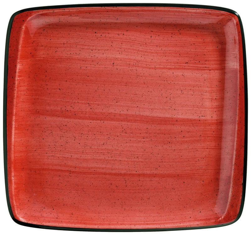 Bonna Aura Passion Moove Platte 32x30cm rot - 6 Stück